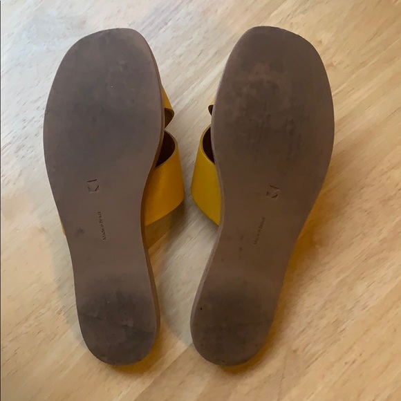 Mercedes Castillo Yellow Sandal - Picture 3 of 3